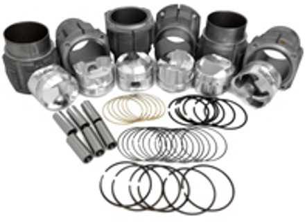 Kit cilindro e pistone forgiato JE 86mm, Bassa comp. Porsche 911 2.2L/2.4L - 008 911 86E JE, 00891186EJE