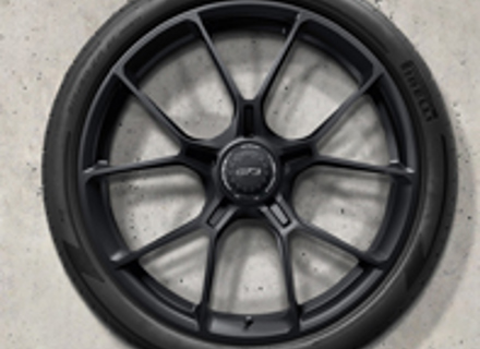 20-/21-inch 992 (911) GT3 alloy wheel set in Black Original Porsche - 992044680CA