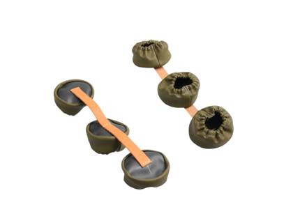 Coppia di cappucci in tessuto per aspirazione carburatore. Porsche 911 - 90110811100 - ENG11.1.100