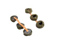 Coppia di cappucci in tessuto per aspirazione carburatore. Porsche 911 - 90110811100 - ENG11.1.100