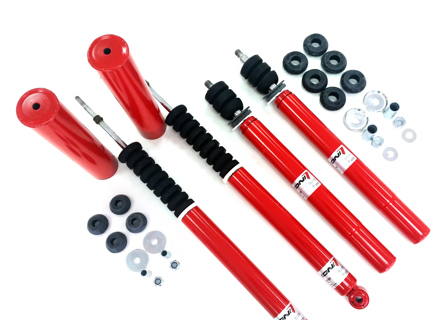 前部和后部减震器。保时捷 911 09/1965-08/1968 Koni 适用于 Boge Strut - 80401083, 861394, 86-1394, 8040-1083