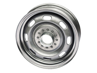 Cerchio da 15' 5.5J in acciaio 'Knock off', Porsche 356 con finitura grezza non verniciata