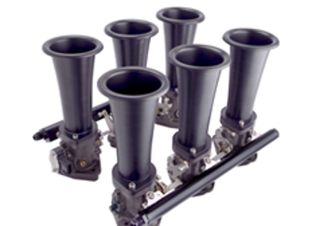 Fuel injection throttle body kit with air horns. Porsche 964 - TBK.PO.964.42.A, TBK.PO.964.48.A