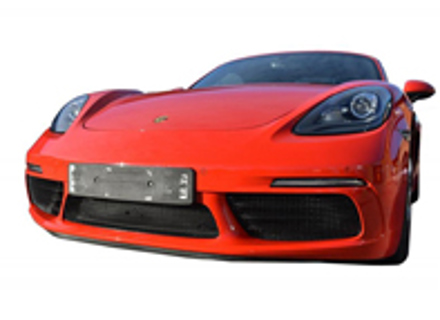 Front bumper stainless steel grill set ZunSport. Porsche 718 Boxster And Cayman 2016>> - ZPR63816, ZPR87016, ZPR87116, ZPR87116B, ZPR63816, ZPR87016, ZPR87116, ZPR87116B