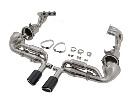 Exhaust muffler with headers and catalytic converters, Valvetronic. Porsche 992 GT3 / GT3 RS DESIGNTEK - 3606009241, 9GT251052F, 9GT251052G, 9GT251052D, 9GT251052H, 0PB254400F, 0PB254400H, 0PB254400E, 0PB254400J, 0PB254450F, 0PB254450H, 0PB254450E, 0PB254450J - 69-PS130V, 116349