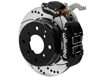 Kit pinza e rotore freno posteriore Powerlite con dischi ventilati, scanalati e forati. Porsche 914/4 1970-76 Wilwood - 91435240110, 91435242300, 91435242400 - 140-17475-DR, 140-17475-D