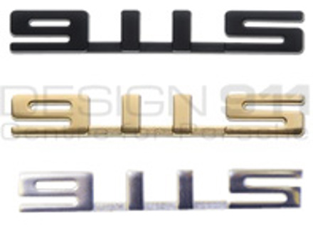 911S - 徽章。保时捷 911 1965-76 - 90155930850, 90155930851, 90155930852, 90155930821, 90155930820, 90155930851, 90155930824, 90155930823