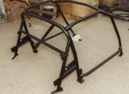 Roll-bar a 6 punti bullone con singola diagonale e barra dell'imbracatura. Porsche 986 Boxster