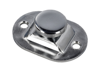 Pomello poggiatesta, acciaio inossidabile. Porsche 356/911/912 - 64452108805 - JG.088.05
