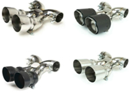 Fabspeed Maxflo True X-Pipe with Dual Tips for Porsche 718 Boxster/Cayman 2017>> - 982251187K, 982251187P, 982251187H, 982251187N, 982251187L, 982251187R, 982251187G, 982251187J, 982251187Q