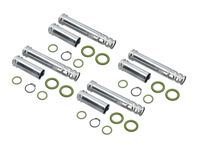 Tubos de aceite plegables, juego de 4. Porsche 911 / 964 / 993 - 93010704001, 1613701400, 90110735101