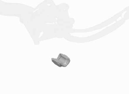 Bush anti roll bar rear Weissach package. Porsche 992 GT3 RS - 9GT511036