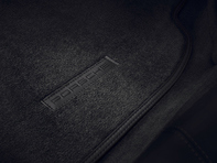 Floor mats with leather trim. Porsche 718 (982) Boxster Spyder / Cayman GT4 LHD Cars - 99104480182 Floor mats with leather trim. Porsche 718 (982) Boxster Spyder / Cayman GT4 LHD Cars - 99104480182