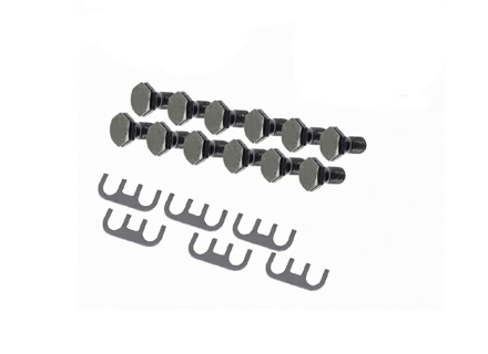 Set met borgplaten voor differentieelbehuizing (6) en bouten (12) voor Porsche 911 / 914 / 924 - 90133228501