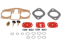 Kit de reconstruction de carburateur à arbre divisé Solex 40PII. Porsche 356 / 912 - 61610890202, 61610890203, 616-108-902-03, 1615150410, PCG10890200 - 1615150410