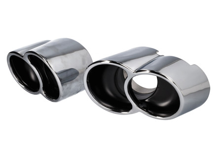 DesignTek Exhaust tail pipes 4 Tube Design for Porsche 996 C4S / Turbo - 3606409601, 06-8601, 151102, 99611125174, 99611198101, 99611125274, 99611198201