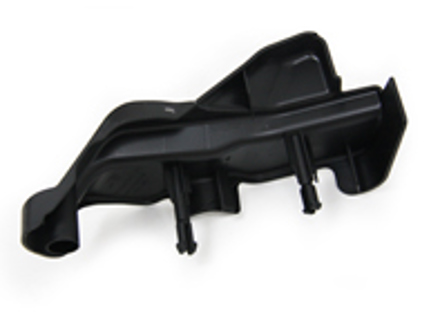 Cover for front bonnet hinge actuator. Porsche 970 Panamera - 970511651001E0, 970511652001E0, 97051165