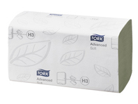 2 ply advanced single fold hand towels - Green - 15 packs of 250 sheets - 290179 2 ply advanced single fold hand towels - Green - 15 packs of 250 sheets - 290179