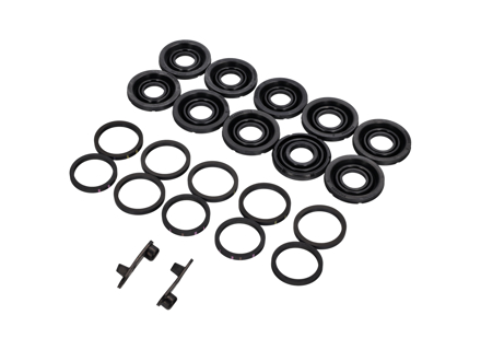 Dichtungssatz und Staubschutzkappe für 10-Kolben-Bremssättel. Porsche 958 / 9YA Cayenne / 971 / 976 Panamera / 9J1 Taycan - 95835131300 - 227004