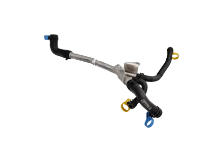 Water coolant pipe with coolant hose. Porsche 95B Macan - 94610605132, 94610605131, 94610605134, 94610605133