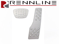 Rennline Aluminium 2 Piece Pedal Set Perforated. Porsche 944/996/997/986/987/Cayman/991/Panamera TIPTRONIC - P4522, P45.22 Rennline Aluminium 2 Piece Pedal Set Perforated. Porsche 944/996/997/986/987/Cayman/991/Panamera TIPTRONIC - P4522, P45.22