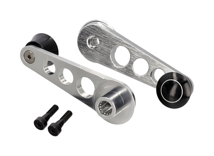 Manovelle per finestrini Rennline in alluminio billet. Porsche 911/912/930 - 91154247102, 91154247103 - DH01