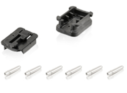 Connector housing, 6-pin.  Porsche 911 / 924 / 928 / 944 /964 / 968 - 91161286702