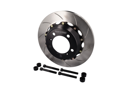 Brake Disc / Rotor Slotted 2-pc REAR 987 Cayman S/R & 987 Boxster S