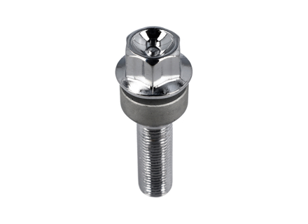 Wheel bolt chrome-plated +18mm Longer Porsche 996 / Boxster / 997 / Cayman / Cayenne / 991 / 992 / Macan / Panamera - 99736120301, 99736120302, 9973612031, 99636120300, 99636120301, 99636120302