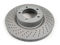 Brake disc rotor, Front. Standard Coat Z. Porsche 997.2 / 991 / 981/982 Boxster / 981C/982C Cayman (OE Part No 99735140101 / 99735140201) - 99735140100, 99735140101, 99735140200, 99735140201, 460.1529.20, 460.1530.20 - 460.1529.20, 460.1530.20