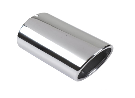 Tail pipe sleeve in Chrome. Porsche 924S / 944 - 94411108301/1, 94411108301, 1620706300, 92.490SKIN, 92.490, 1620613200, 477253191C, 477253191G, 477253191F - 1620706300
