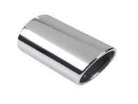 Tail pipe sleeve in Chrome. Porsche 924S / 944 - 94411108301/1, 94411108301, 1620706300, 92.490SKIN, 92.490, 1620613200, 477253191C, 477253191G, 477253191F - 1620706300