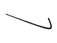 Front Lower Window Trim, Black. Porsche 928 / 928 S 1978-95 - 92853731, 9285373130470K, 9285373140470K, 92853731304, 92853731404