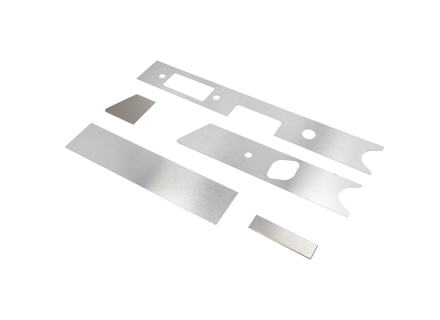 Set di finiture in alluminio per cruscotto LHD. Porsche 911 / 912 - 90155204152 - 1689807610, 1689807710, 1689807810