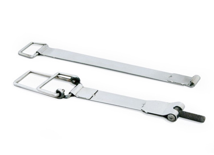 Cinghie batteria, set superiore e laterale, argento. Porsche 911 69-73 - 90161102800, 90161102200 - 1699450110, 9240001