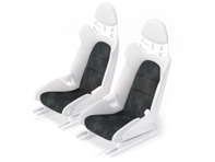 Seat cover and standard foam set in Alcantara for Porsche 918 fixed carbon bucket seats - 9GT881303BY