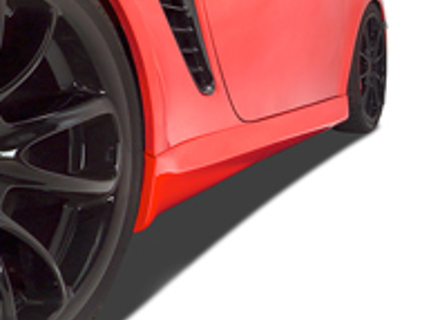 Zijskirts ingesteld. Porsche 987 Boxster / 987 Cayman 2004-2009 - SS987