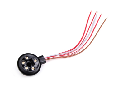 5-pin Relay plug connector with harness. Porsche 911 / 914 / 924S / 944 / 964 / 968 - 90161233300, 911869/01