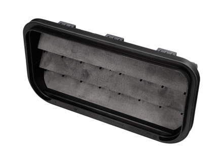 Ventilation frame rear compartment. Porsche 981 Boxster / Cayman / 718 Boxster / Cayman - 982819161, 98157204300