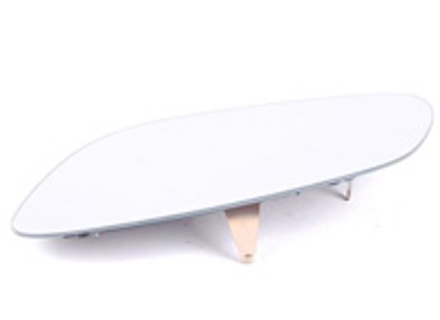 Door mirror glass FLAT, LEFT. Porsche Cayenne 957 MKII - 95573104304, 95573104302, 3123201