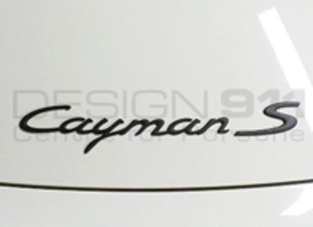 CAYMAN S Badge for Porsche 987C Cayman S - 98755998301041