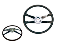 Leather steering wheel 390 mm. Porsche 911/912/914 65-73 / 356B/C - 90134708110 - 9340000