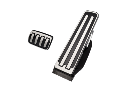 Pedal Cap Sport Retrofit Kit, Aluminum Black. Porsche Panamera 2010>> - 971044701