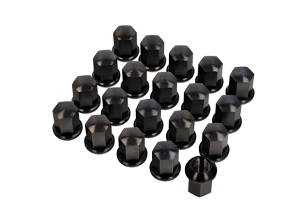 Wheel nuts PACK OF 20 - light weight Black Titanium Porsche 911 1965-89 / 964 / 993 / 944 / 968 / 928 / 924 - 99918200336