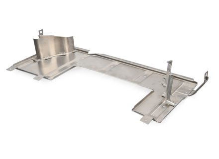 Piastra di protezione sottoscocca motore. Porsche 944 TURBO / 968 - 95150406900