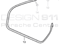 Door Seal. Porsche 996 Cabrio - 99653707504, 99653707604, 99653707605, 99653707505 Door Seal. Porsche 996 Cabrio - 99653707504, 99653707604, 99653707605, 99653707505