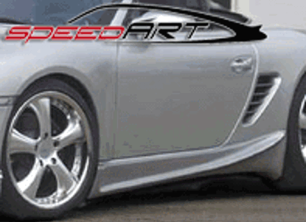 Side Sill Spoiler / Skirts SpeedART. Porsche 987 Boxster