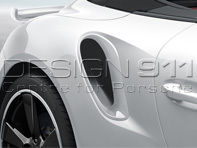 Rear side section air intakes. Porsche 991.2 (911) Turbo 2016>> - 99104480074