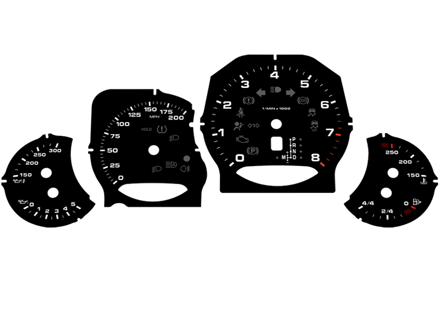 表盘设置，MPH。保时捷 970 Panamera S / Panamera 4S