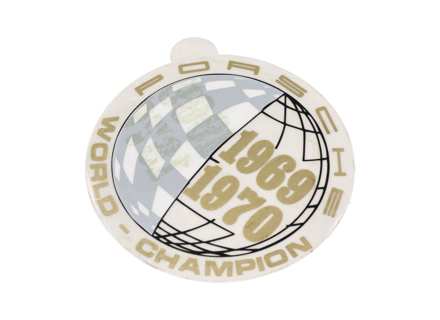1969 / 1970 年世界冠军车窗贴纸 - 91170110321